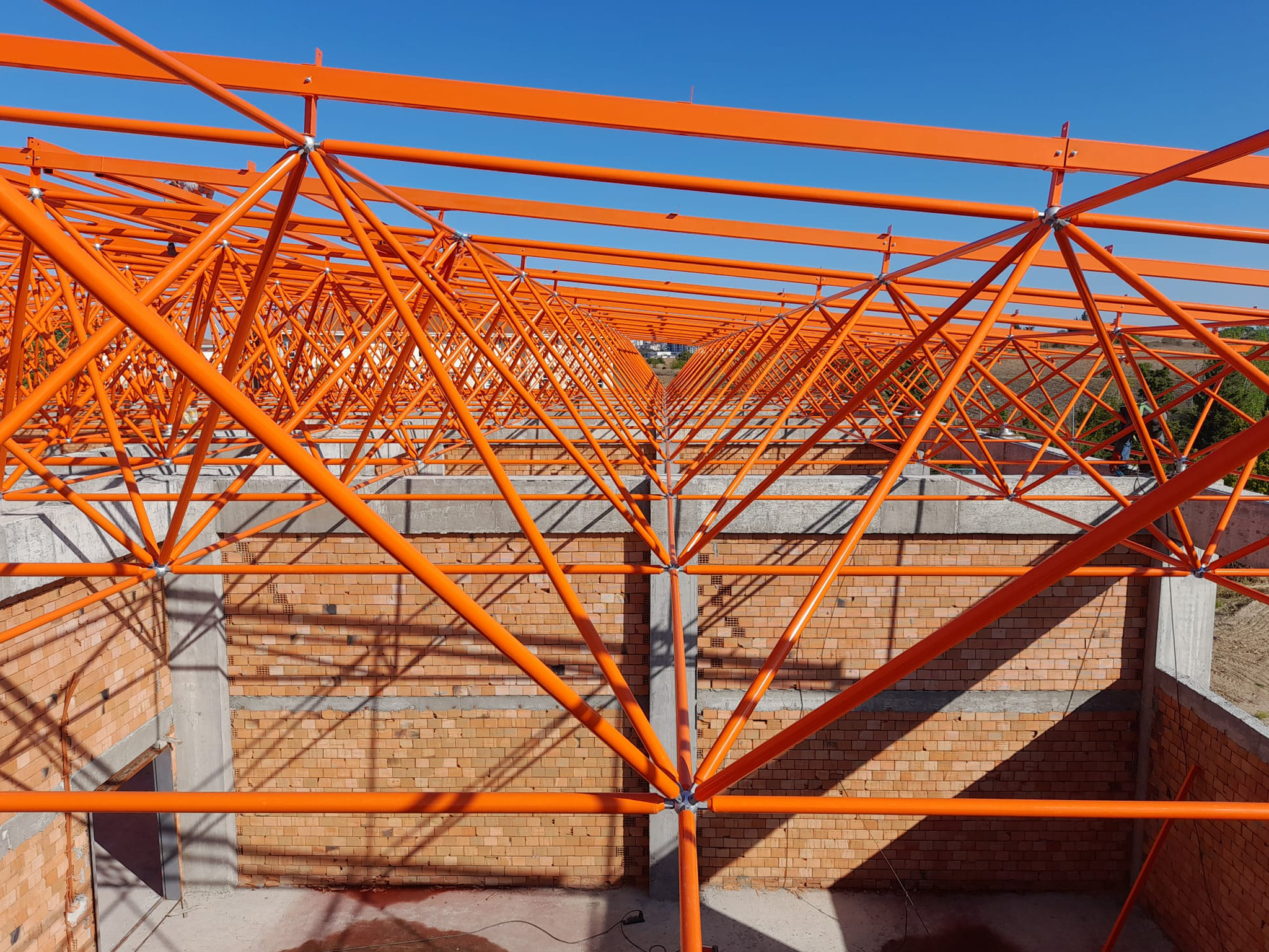 uzay çatı, uzay kafes, uzay sistem, space frame